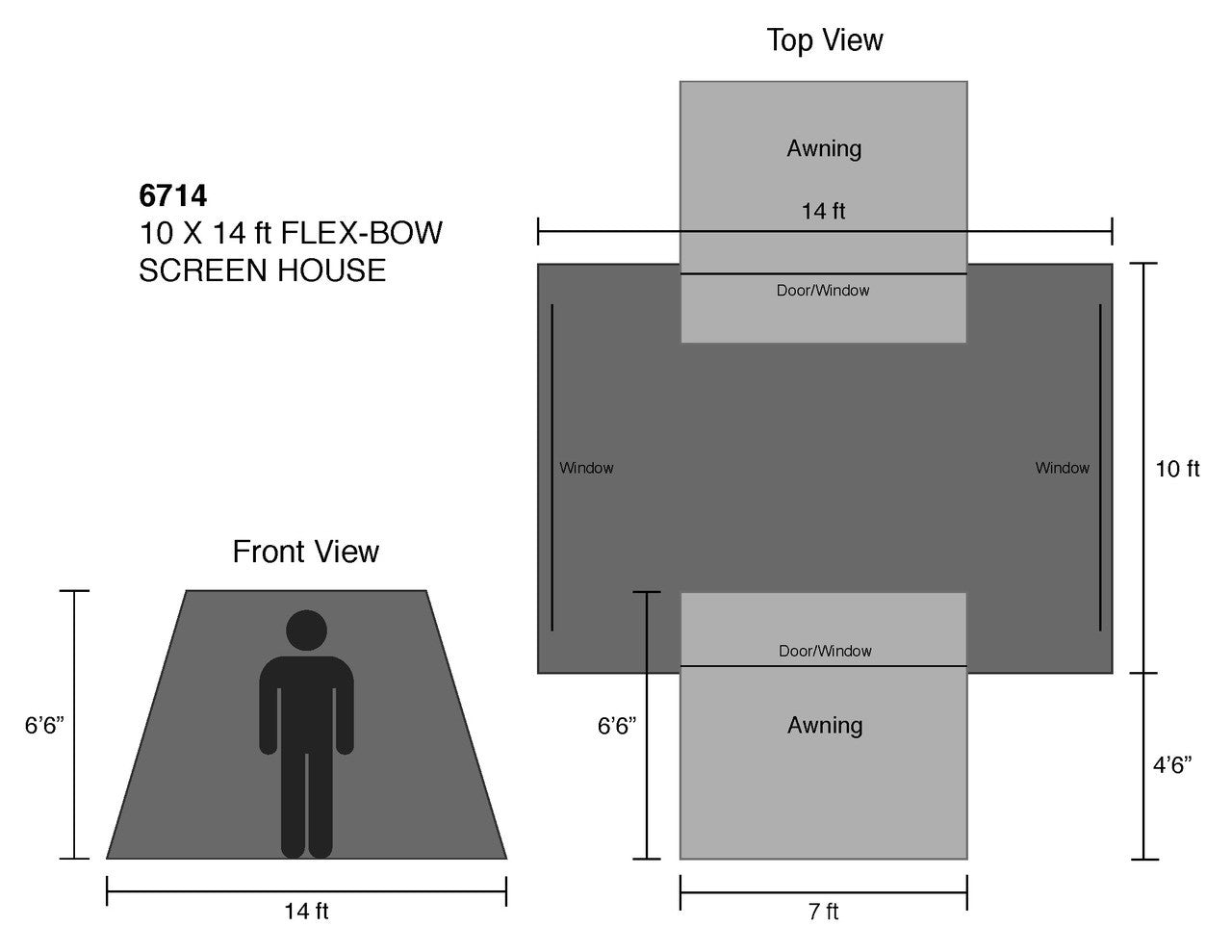 Kodiak Canvas - 10 x 14 ft. Screen House