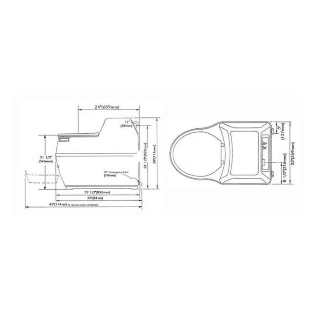 Sun-Mar Compact Composting Toilet