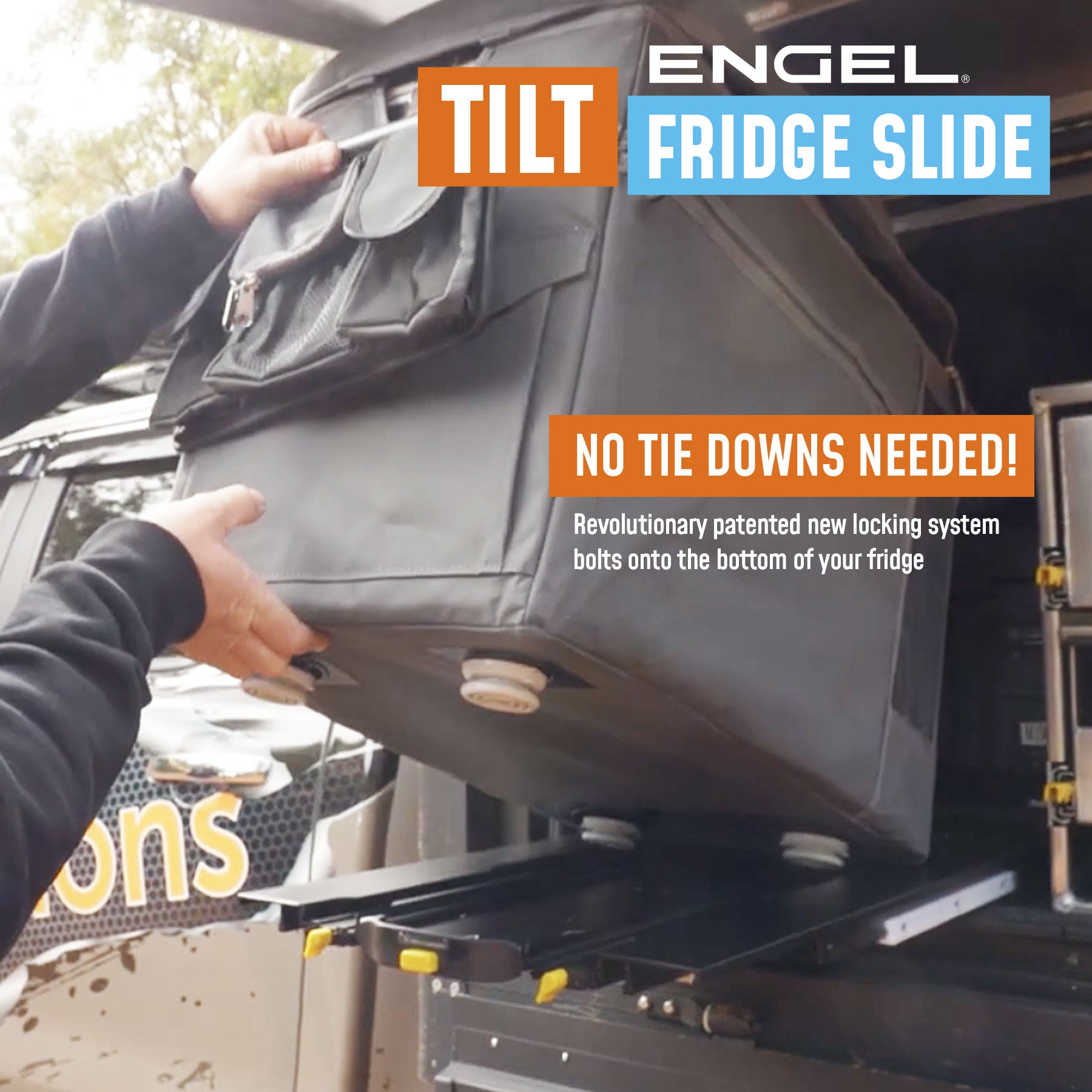 Engel Low-Profile Front-Pull Tilt Fridge Slide