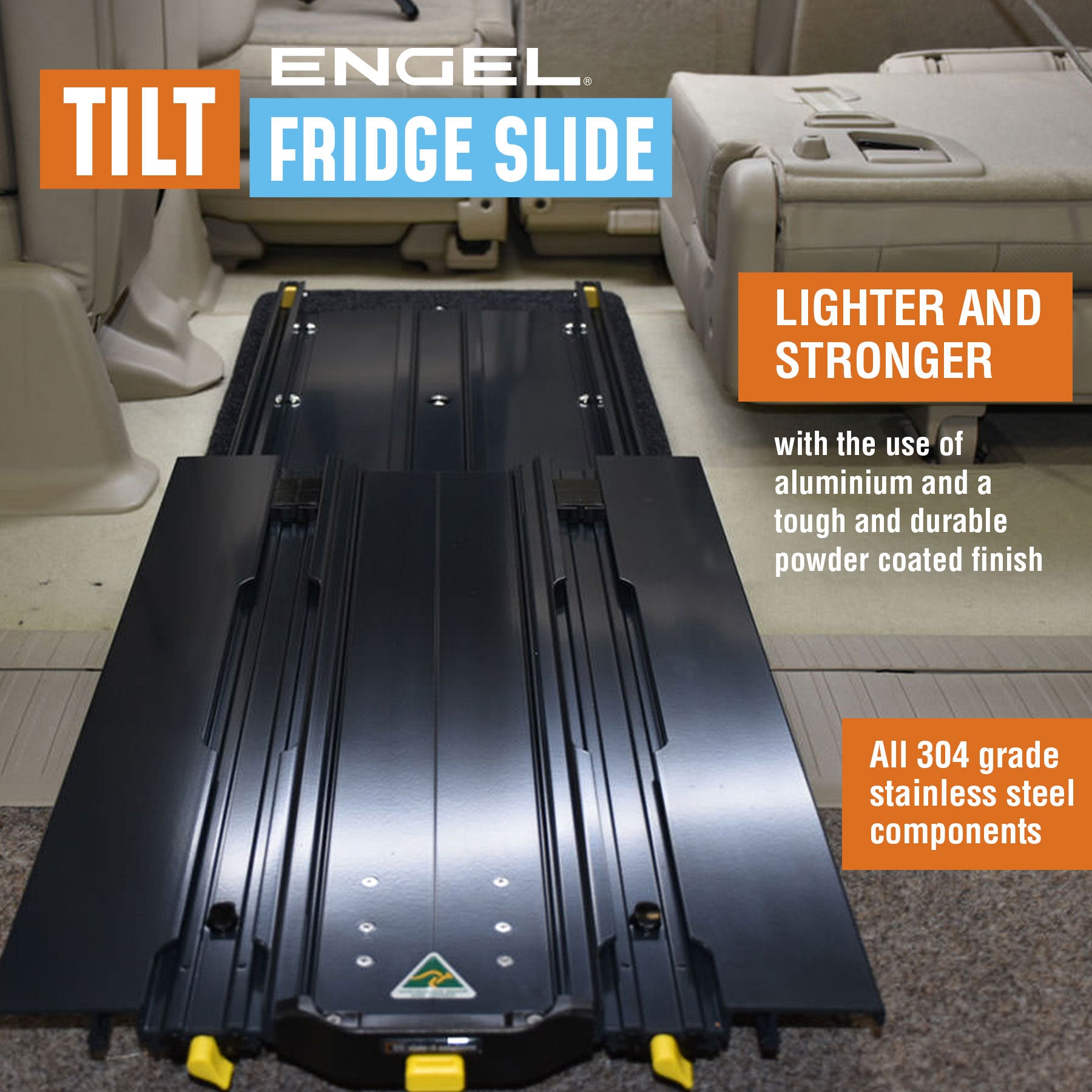 Engel Low-Profile Front-Pull Tilt Fridge Slide